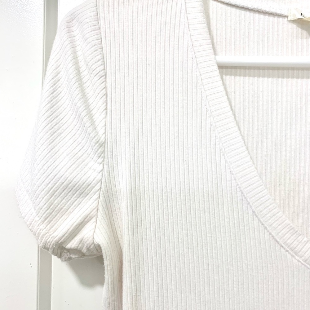 White Fitted Tee